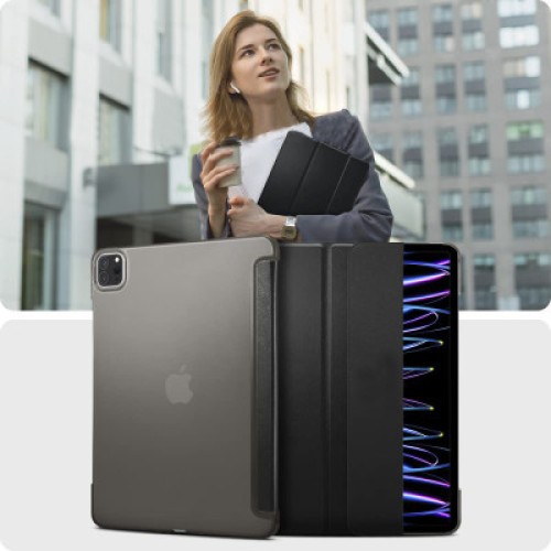 Чехол для планшета BeCover Tri Fold Hard Apple iPad Pro 12.9 2020/2021/2022 Black (709668) (709668)