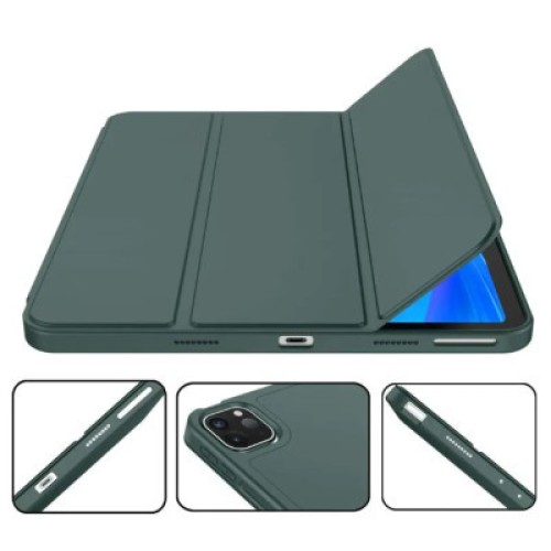 Чехол для планшета BeCover Tri Fold Hard TPU Apple iPad Pro 12.9 2020/2021/2022 Dark Green (711116)