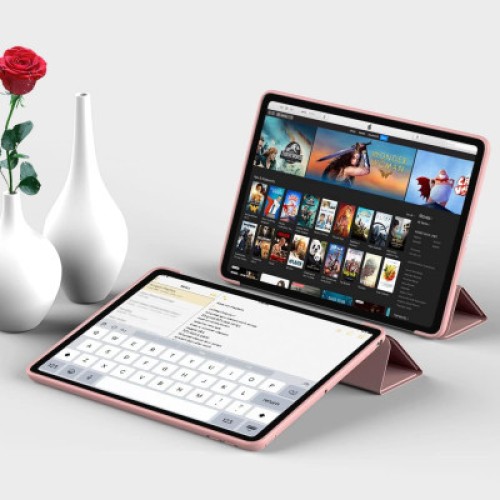Чехол для планшета BeCover Tri Fold Soft TPU Silicone Apple iPad Air (4/5) 2020/2022 10.9" Pink (711133)
