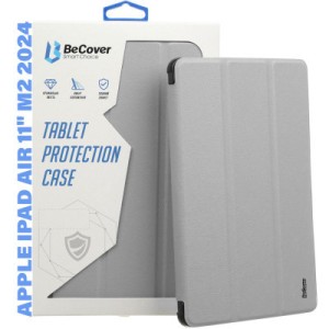 Чехол для планшета BeCover Tri Fold Soft TPU Silicone Apple iPad Air 11" M2/M3 (2024/2025) Gray (711408)