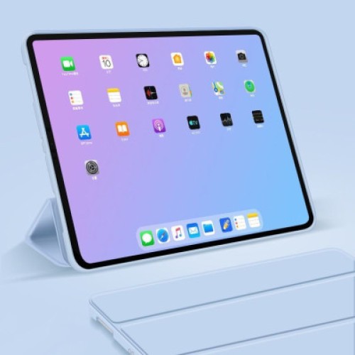 Чехол для планшета BeCover Tri Fold Soft TPU Silicone Apple iPad Air 11" M2/M3 (2024/2025) Light Blue (711409)