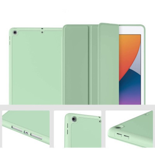 Чехол для планшета BeCover Tri Fold Soft TPU Silicone Apple iPad Air 4 10.9 2020/2021 Green (706871) (706871)