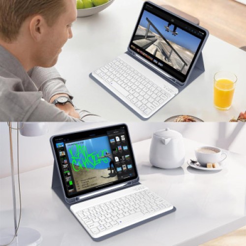 Чехол для планшета BeCover Keyboard Apple iPad Air (4/5) 2020/2022 10.9" Purple (711148)