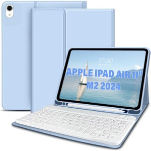 Чохол до планшета BeCover Keyboard Apple iPad Air 11" M2/M3 (2024/2025) Light Blue (711397)
