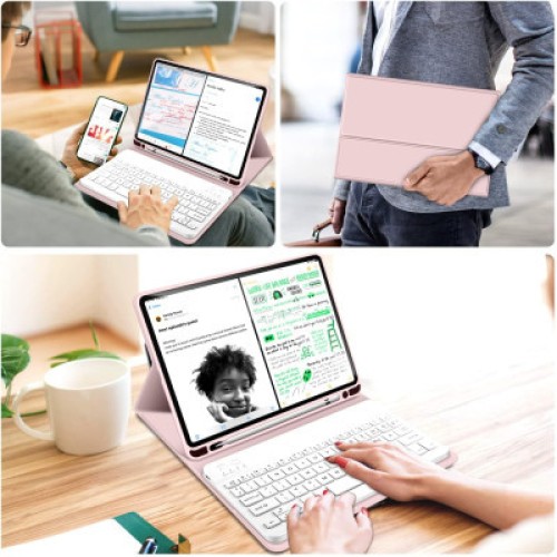Чехол для планшета BeCover Keyboard Apple iPad Air 11" M2/M3 (2024/2025) Pink (711398)