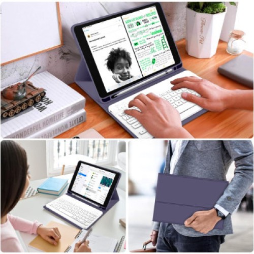Чехол для планшета BeCover Keyboard Apple iPad Air 11" M2/M3 (2024/2025) Purple (711399)