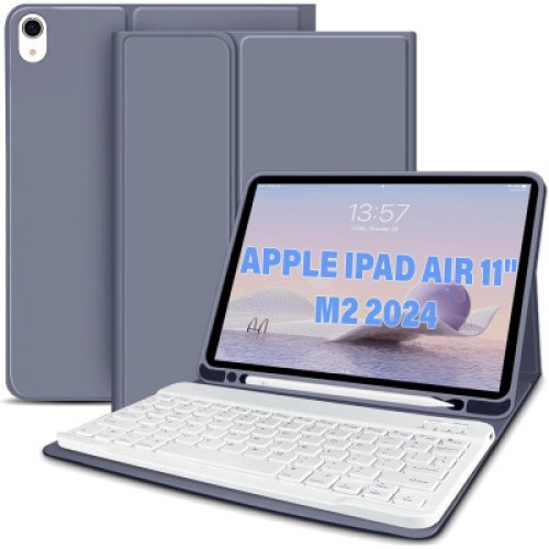 Чехол для планшета BeCover Keyboard Apple iPad Air 11" M2/M3 (2024/2025) Purple (711399)