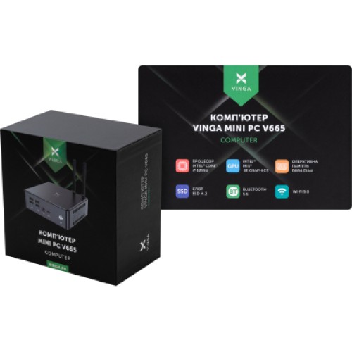 Компьютер Vinga Mini PC V665 (V6651255U.16256W1H)