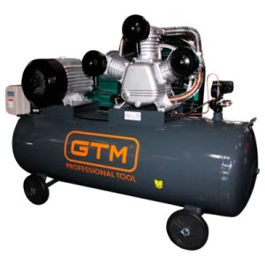 Компрессор GTM 7,5кВт, 10бар, 220л, 1100/900л/мин, 380В (KC3090-220L)