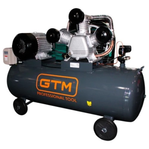 Компрессор GTM 7,5кВт, 10бар, 220л, 1100/900л/мин, 380В (KC3090-220L)