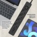 Сетевой фильтр питания ColorWay CW-CHE432PDB, 4 розетки/3USB 2M (CW-CHE432PDB)