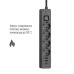 Сетевой фильтр питания ColorWay CW-CHE432PDB, 4 розетки/3USB 2M (CW-CHE432PDB)