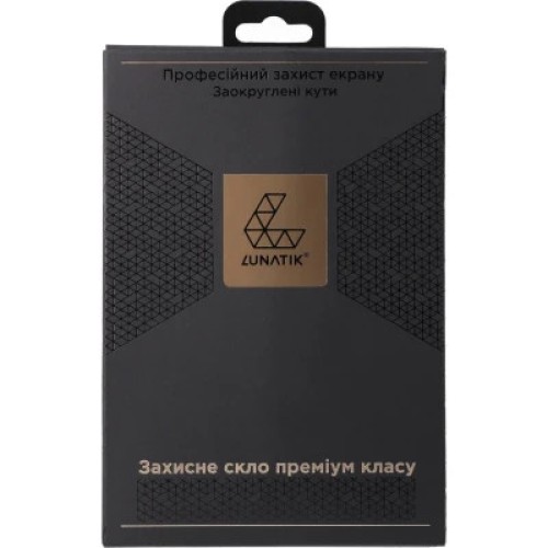 Стекло защитное Lunatik Premium Tempered Glass 2.75D Black for iPhone 13 | 13 Pro (889919)