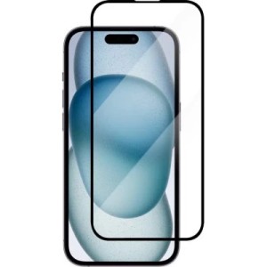 Стекло защитное Lunatik Premium Tempered Glass 3D Full Cover Black for iPhone 15 Pro (1195286)