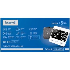 Тонометр Longevita Авт.вимір.артер.тиску LONGEVITA DBP-6175 (DBP-6175)