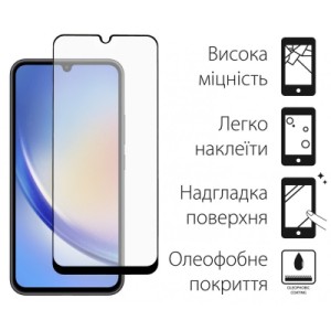 Стекло защитное Dengos Samsung Galaxy A34 5G 2шт. (DG-TG2P-19)