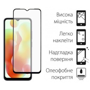 Стекло защитное Dengos Xiaomi Redmi 12C 2шт. (DG-TG2P-26)