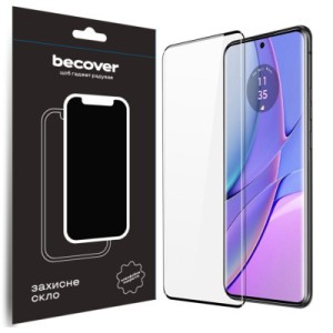 Стекло защитное BeCover Motorola Edge 40 Neo Black (711164)