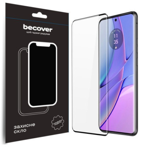 Стекло защитное BeCover Motorola Edge 40 Neo Black (711164)