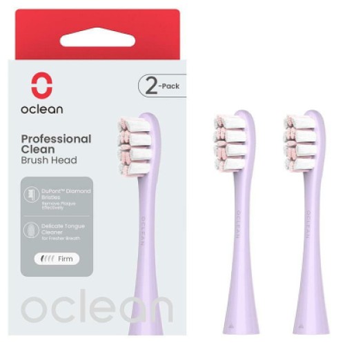 Насадка для зубной щетки Oclean P1C13 P02 Professional Clean Brush Head Purple (2 шт) (6970810554151) Насадка для зубной щетки Oclean P1C13 P02 Professional Clean Brush Head Purple (2 шт) (6970810554151)