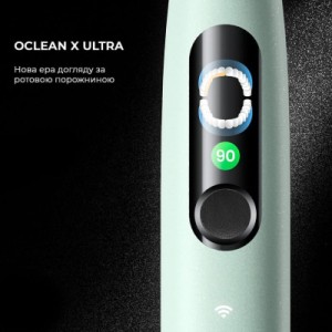 Электрическая зубная щетка Oclean X Ultra Set Green (6970810553505)