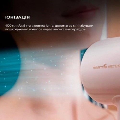 Фен Xiaomi Deerma DEM-CF50W(pink) (DEM-CF50W(pink))
