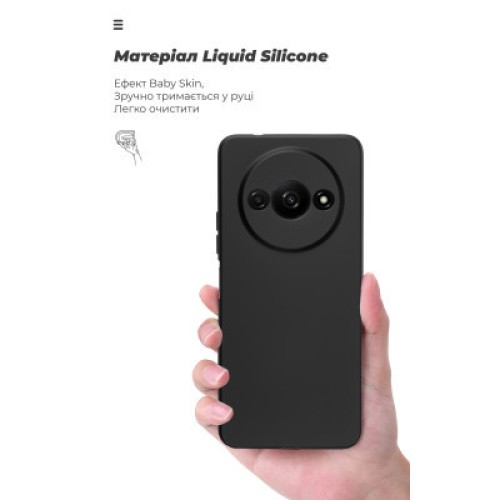 Чехол для мобильного телефона Armorstandart ICON Xiaomi Redmi A3 Camera cover Black (ARM78512)
