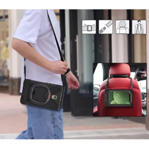 Чехол для планшета BeCover Heavy Duty Case With Stand Holder Samsung Galaxy Tab Active 5 SM-X306B 8" Black (710950)