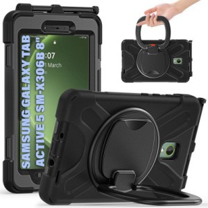 Чехол для планшета BeCover Heavy Duty Case With Stand Holder Samsung Galaxy Tab Active 5 SM-X306B 8" Black (710950)