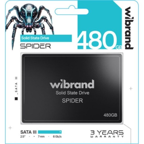 Накопитель SSD 2.5" 480GB Spider Wibrand (WI2.5SSD/SP480GBST)