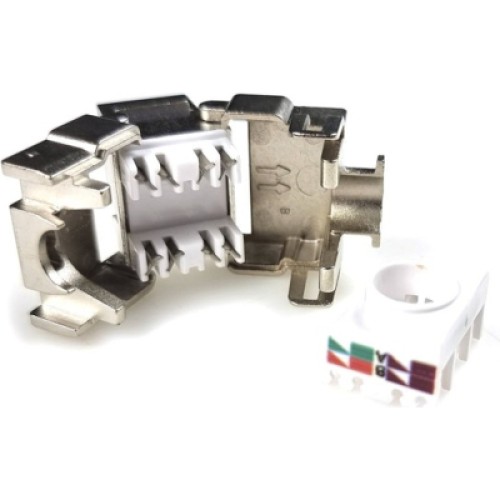 Модуль Keystone RJ45 STP, кат.6, узкий, Toolless, безинструментальный Eserver (WT-2201B)