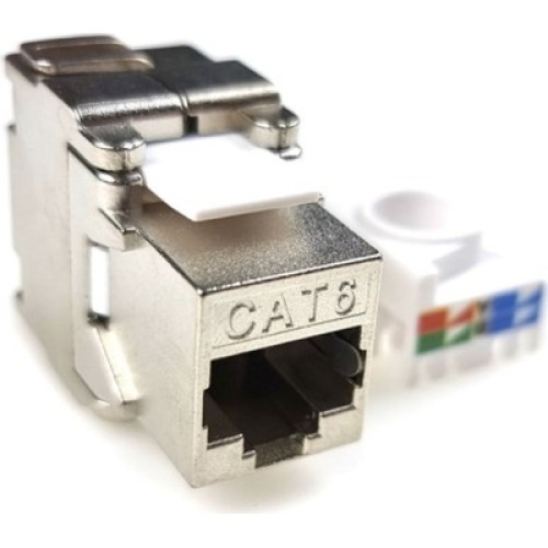 Модуль Keystone RJ45 STP, кат.6, узкий, Toolless, безинструментальный Eserver (WT-2201B)