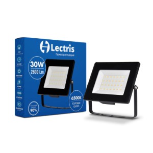 Прожектор Lectris 30W 2600Лм 6500K 185-265V IP65 (1-LС-3003)