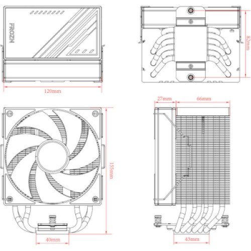 Кулер для процессора ID-Cooling Frozn A610 ARGB (FROZN A610 ARGB)