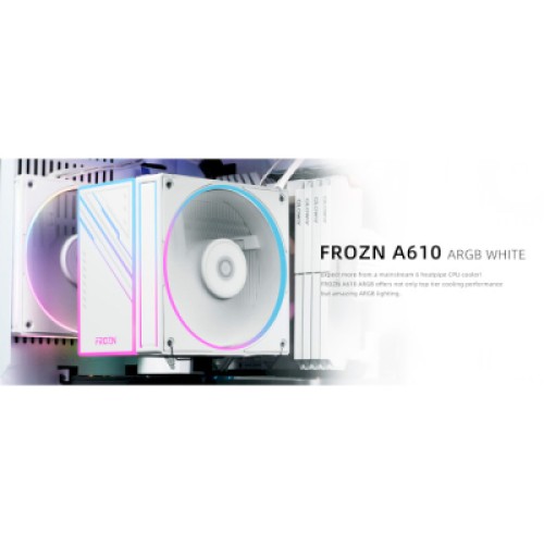 Кулер для процессора ID-Cooling Frozn A610 ARGB White (FROZN A610 ARGB White)