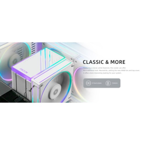 Кулер для процессора ID-Cooling Frozn A610 ARGB White (FROZN A610 ARGB White)