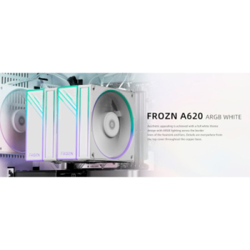 Кулер для процессора ID-Cooling Frozn A620 ARGB White (FROZN A620 ARGB White)
