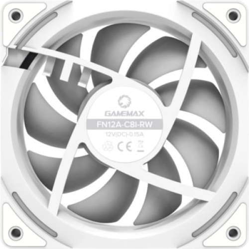 Кулер для корпуса Gamemax FN12A-C8I-RW
