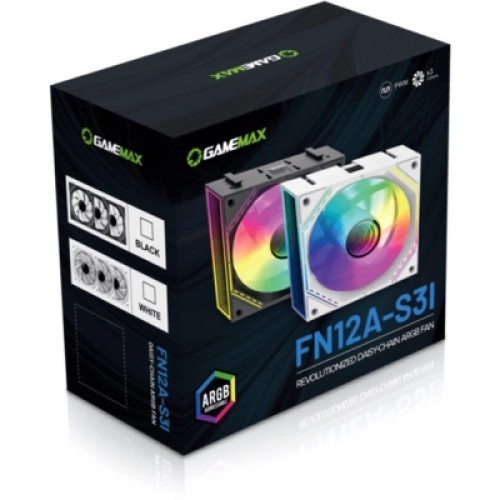 Кулер для корпуса Gamemax FN12A-S3I-W