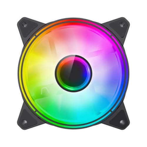 Кулер для корпуса Gamemax FN-12Rainbow-Q-Infinity