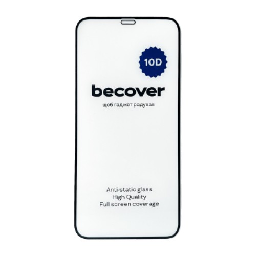 Стекло защитное BeCover Apple iPhone 11 10D Black (711323)