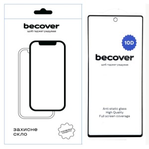 Стекло защитное BeCover Google Pixel 6A 10D Black (711488)