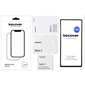 Стекло защитное BeCover Google Pixel 7a 10D Black (711490)