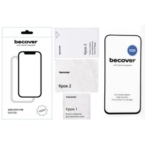 Стекло защитное BeCover Google Pixel 8a 10D Black (711491)