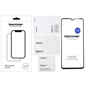 Стекло защитное BeCover Honor X7a 10D Black (711334)