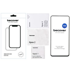 Стекло защитное BeCover Infinix Hot 40 (X6836) 10D Black (711335)