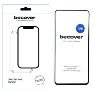 Стекло защитное BeCover Infinix Hot 40 Pro (X6837) 10D Black (711336)