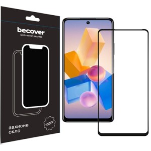 Стекло защитное BeCover Infinix Hot 40 Pro (X6837) Black (711149)