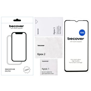 Стекло защитное BeCover Samsung Galaxy A04e SM-A042 10D Black (711347)