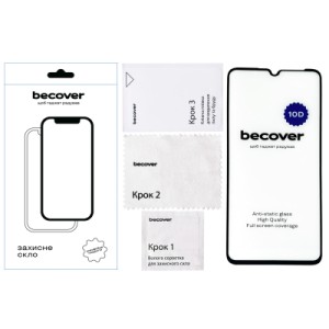 Стекло защитное BeCover Samsung Galaxy A05 SM-A055/A05s SM-A057 10D Black (711348)